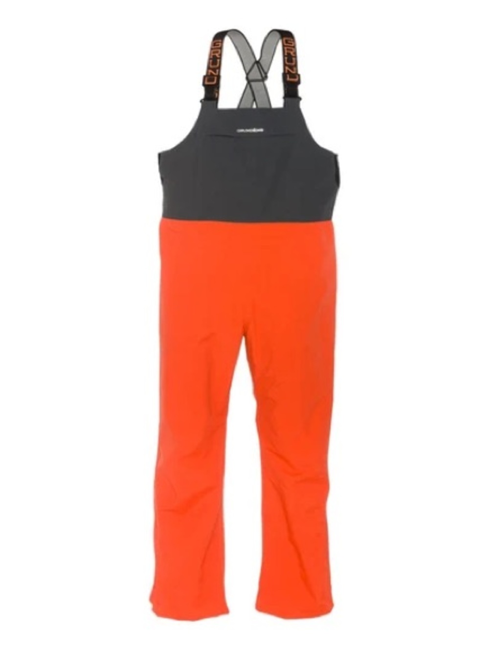 NWT Grundens Full Share Bib Men's XXL Orange Grey Waterproof Fishing Overall